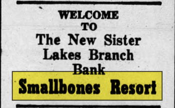 Maplewood Resort (Smallbones Resort) - 1961 Ad